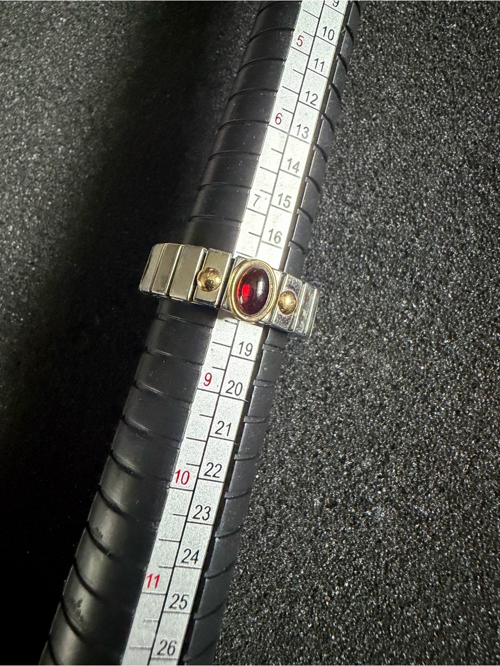 Manuel Zed Gold and Stainless Steel stretch Ring